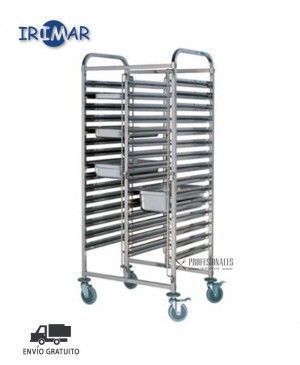 Carro Bandejero Doble GASTRONORM CB-32GN 1/1 Irimar