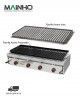 Barbacoa Parrilla Mainho Bras-Grill PBI-90 Acero Pavonado