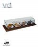 Vitrina Neutra Cristal BCC-120 Madera Nogal VG
