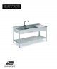 Fregadero Gama 500 Semi-Industrial 1000x500 Distform