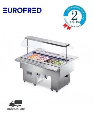 Gastrobuffet Isla Refrigera ISOLA 4V INOX Eurofred