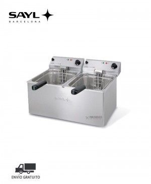 Freidora Doble 4+4 Litros F44G SAYL