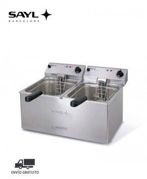 Freidora Doble 8+8Litros Serie Snack F88G SAYL