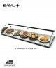 Vitrina Expositor Neutro Curvado Luz LED E6L Sayl Barcelona