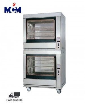 Asador Pollos Doble 14 Balanceras BA-7DB MCM