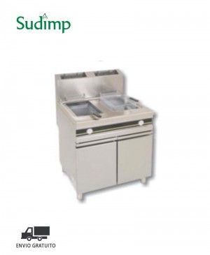 Freidora a Gas 30 Litros FG-15+15-M Sudimp