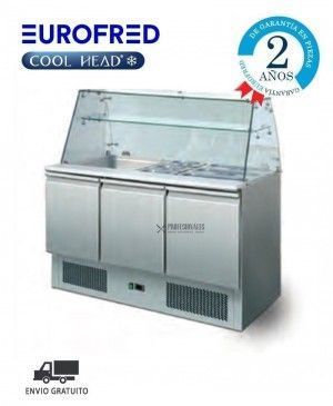 Bajomostrador Ensaladas 3 Puertas S 903Q Cool Head