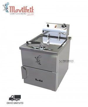 Freidora Aceite FAP10 Con Grifo Movilfrit