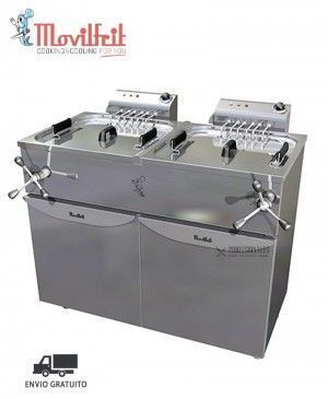 Freidora FAH35+35 Movilfrit Uso Industrial