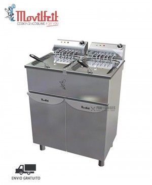 Freidora Industrial Modelo FAP17+17 400 Movilfrit