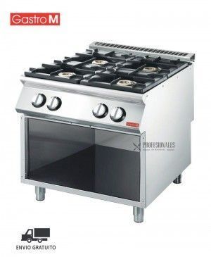 Cocina a Gas GASTRO-M 4 Quemadores 70/80 PCG
