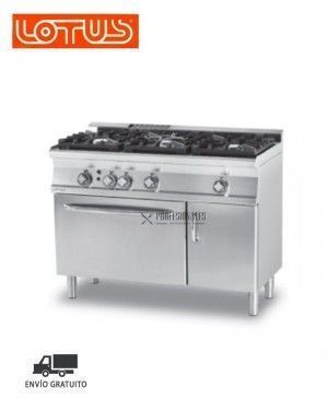Cocina a Gas 3 Fuegos y Horno MAGICLOTUS CF3-612GV