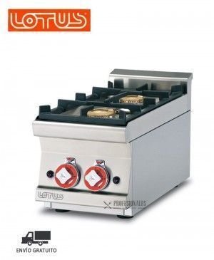Cocina a Gas 2 Fuegos MAGICLOTUS 60 PCT-63G Lotus