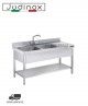 Fregadero Industrial Cocina FC-10 1200x600x850 Unidox