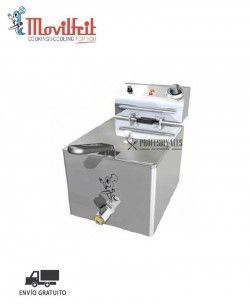 Freidora Eléctrica FA10 con Grifo Movilfrit