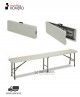 Mesa Plegable Blanca Poliestireno M911 Muebles Romero