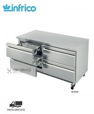 Mesa Undercounter Refrigeración UC 60 4D Infrico
