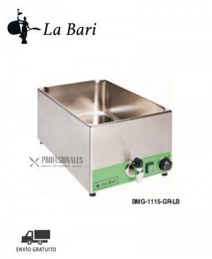 Baño María Eléctrico Sobremesa con Grifo BMG-1115-GR-LB Sudimp