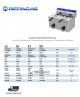 Freidora Profesional Eléctrica Fe-7+7/M Repagas