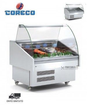 Vitrina Carro Especial Pescado Marisco CEEC-100-EF-CC Coreco