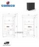 Mostrador Refrigerado BACK-BAR Cooler NRH-250 Coreco