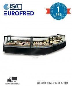 Vitrina Heladería Kaleido Ángulo Externo 45º ISA Eurofred