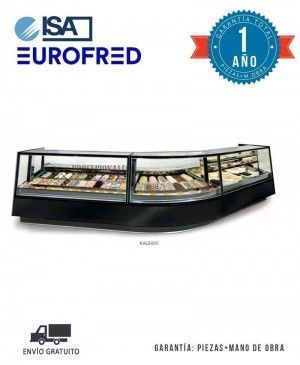 Vitrina Heladería Kaleido Ángulo Externo 45º ISA Eurofred