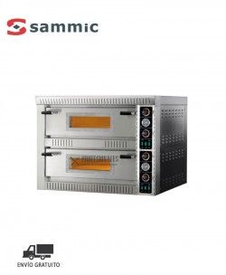 Horno Pizza Eléctrico PL-4+4 Sammic Profesional
