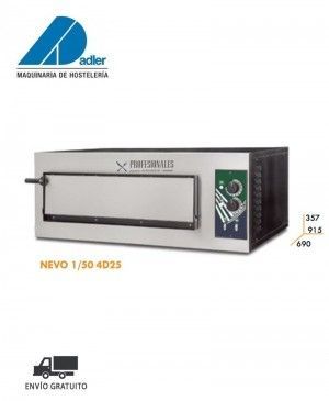 Horno Pizza NEVO 1/50 4D25 ADLER Profesional