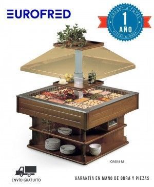 Gastrobuffet Refrigerado OASI 8 M Tecfrigo Eurofred