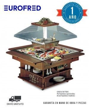 Gastrobuffet Refrigerado Especial Pescado OASI 8M FISH Eurofred