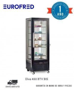 Armario Congelación 4 Caras Cristal Diva 650 BTV BIS Eurofred