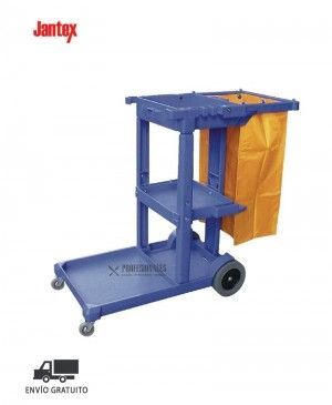 Carrito de Limpieza Plástico Azul Jantex L683