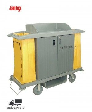 Carrito de Limpieza con Puertas Jantex DL012