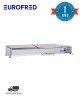 Sobrevitrina Refrigerada Tapa Acero VRX 15/33 Cool Head Eurofred