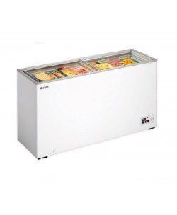 Arcón Congelador Puerta Corredera Cristal GT 46 VENT CHV Difri