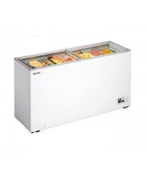 Arcón Congelador Puerta Corredera Cristal GT 46 VENT CHV Difri