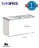 Congelador Horizontal Tapa Cristal Corredera VIC 440 CSV Eurofred