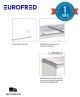 Congelador Horizontal Tapa Cristal Corredera VIC 440 CSV Eurofred