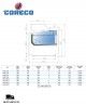 Vitrina Expositora Modular CVEG-10-13-TF Coreco