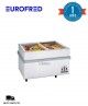 Congelador Horizontal Tapa Cristal 750 CHV/V Eurofred