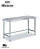 Mesa de Trabajo Acero Inoxidable 800x600x850 Miracor