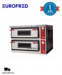 Horno Pizza Bicámara Napoli XL 9+9 Eurofred