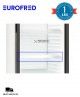 Estante D372SC blanco Armario expositor D372 M4 Eurofred