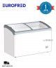 Congelador Horizontal Cristal Curvo VIC 300 AT Iarp Eurofred