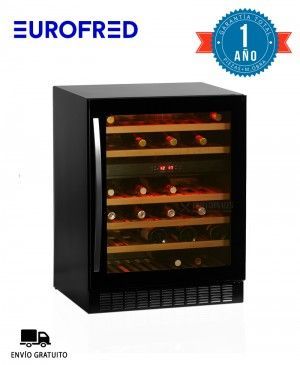 Armario Expositor de Vino Bitemperatura TFW 160-2 Eurofred