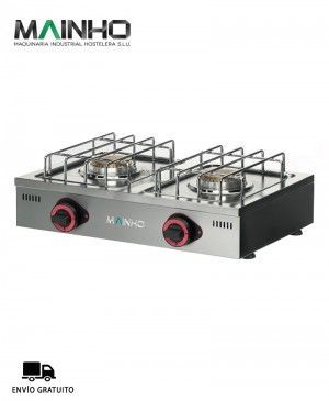 Cocina Gas Encimera Auxiliar FOC-2 Mainho 2 Fuegos
