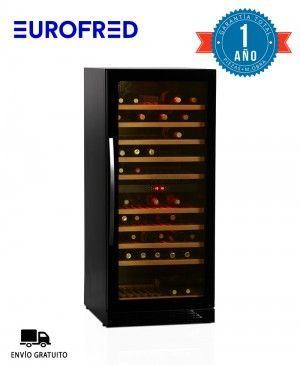 Armario Expositor Vinos TFW 265-2 Eurofred con 2 zonas de Temperatura