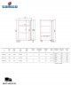 Frente Mostrador Refrigerado Snack-Bar SB-250 Coreco