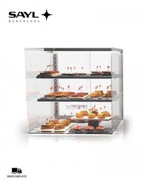 Expositor Neutro Recto Vision EPV60B con Base Sayl Barcelona